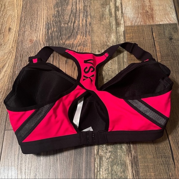 VSX SPORT BRA PINK VICTORIA'S SECRET VS 34D EUC - Picture 2 of 3